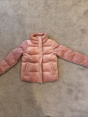 Abercrombie & Fitch Plush Quilted Puffer Jacket - Rose